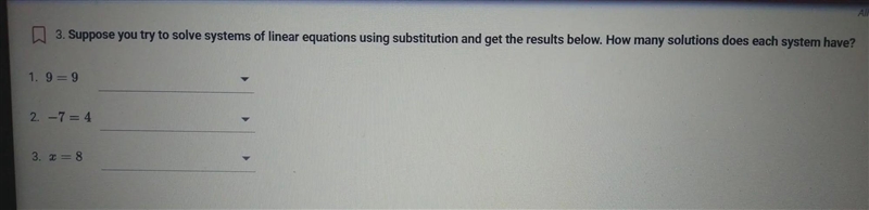 please help me with the questionthe answer choices are one solutionno solutionand-example-1