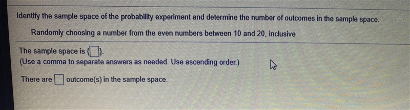 Identify the sample space of the probability experiment and determine the number of-example-1