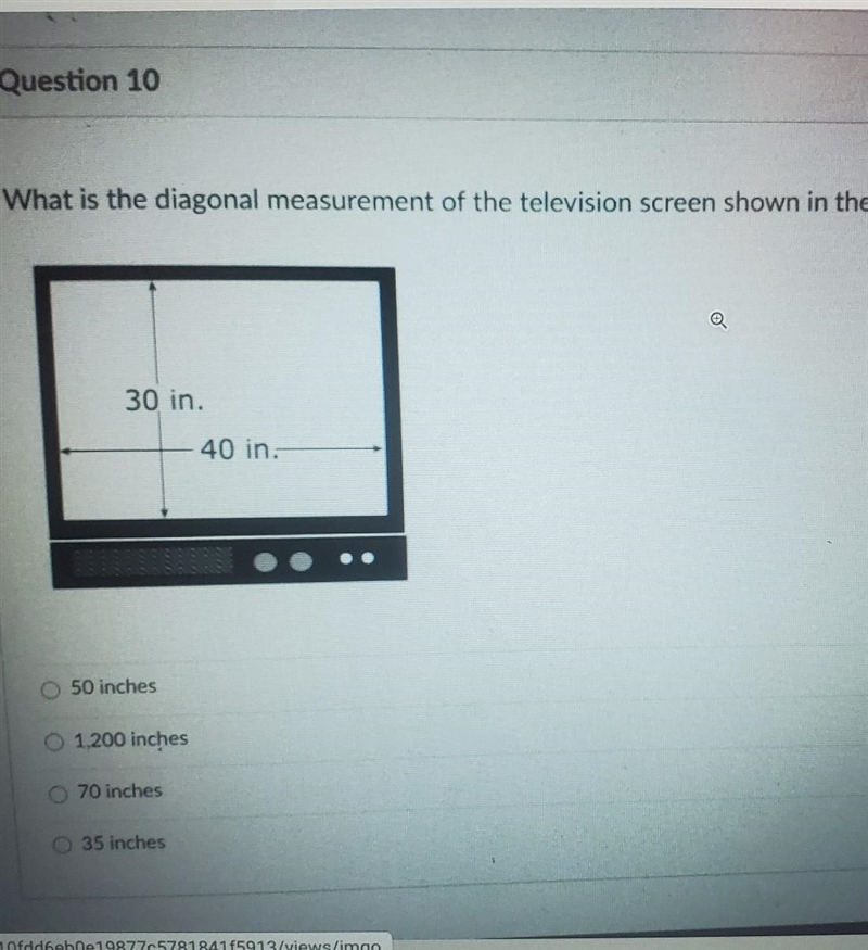 can you help me with this. the question is "what is the diagonal measurement-example-1