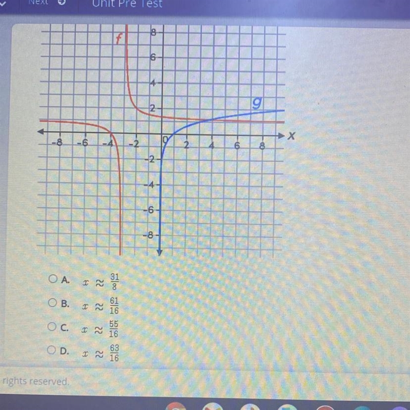 Select the correct answer.Consider functions fand g.fis) = t3 + 1g(I) = 2log(3)Using-example-1