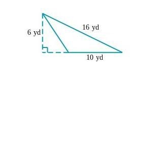 Find the area of the triangle below. Be sure to include the correct unit in your answer-example-1