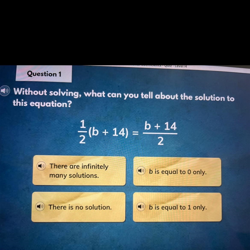 Without solving what can you tell about the solution to this equation?-example-1