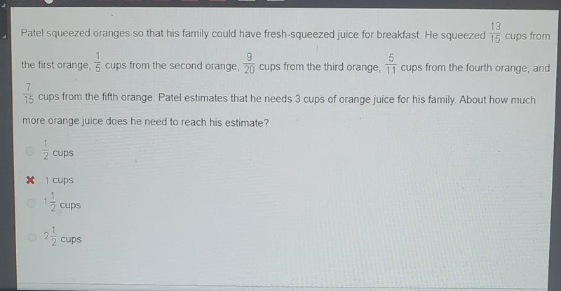 Patel squeezed oranges so that his family could have fresh-squeezed juice for breakfast-example-1