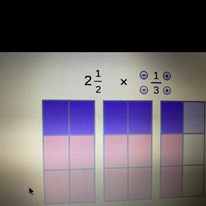 Multiply 2 1/2 x 1/3 you can use the tool to help you-example-1