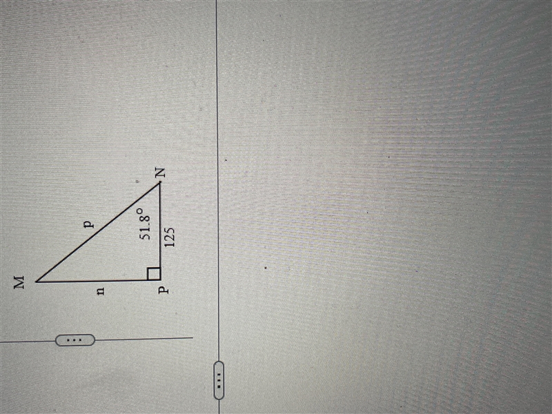 Solve the right triangle. Round off the results according to the table below.-example-2