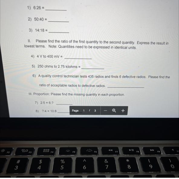 Please find the ratio of first quantity to the second quantity-example-1