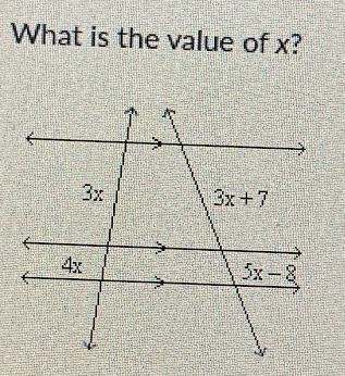 Geometry What is the value of x?-example-1