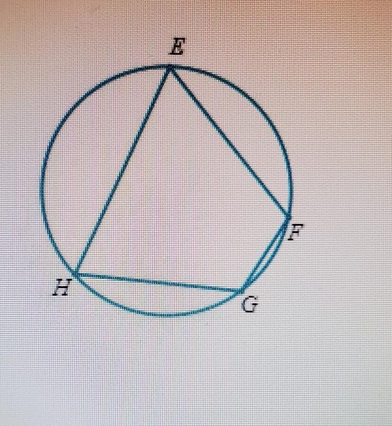 In the circle below, suppose arc FEH= 234 and-example-1