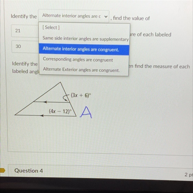 I just need a brief explanation with the answer.For the second blank the answer choices-example-1