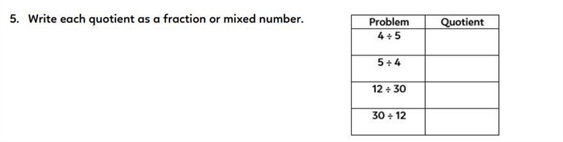 Write each quotient as a fraction or mixed number. SHOW WORK-example-1