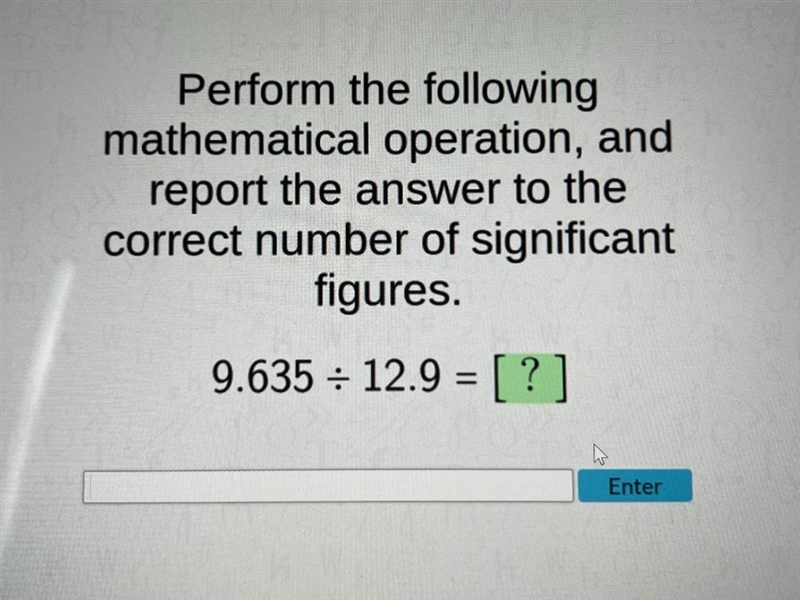 Perform the followingmathematical operation, andreport the answer to thecorrect number-example-1