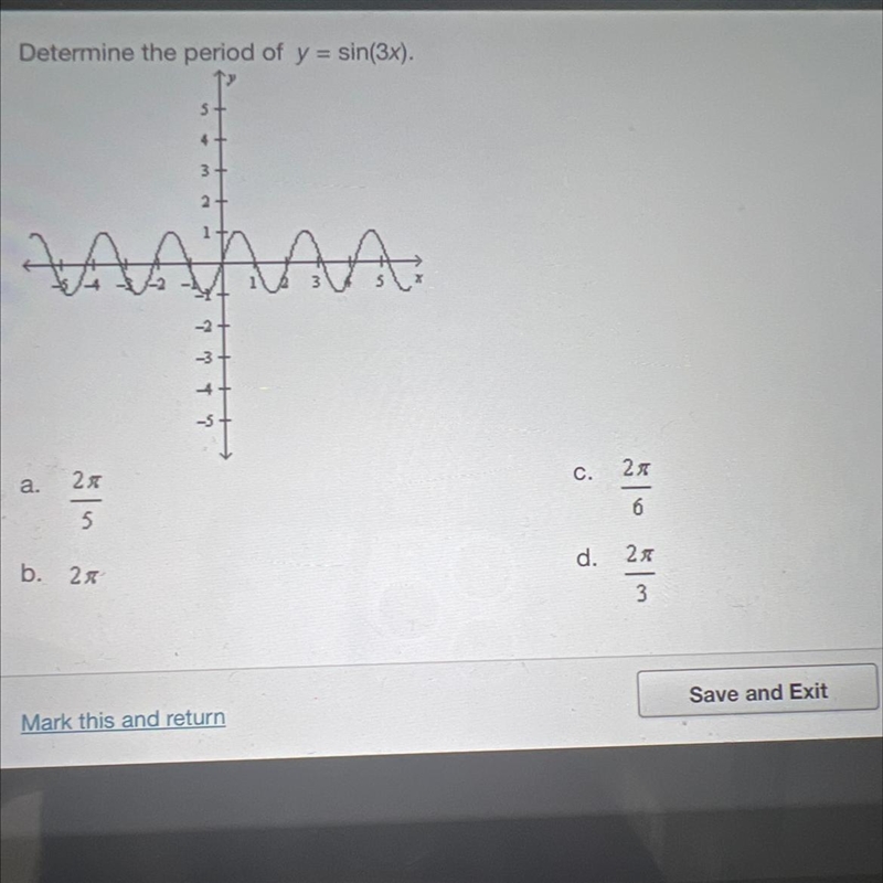 Determine the period of y=sin(3x)-example-1