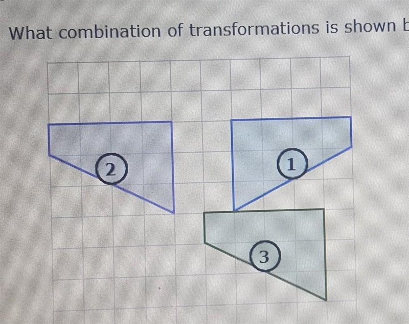 a) reflection, then rotation b) translation, then rotation c) reflection, then translationd-example-1