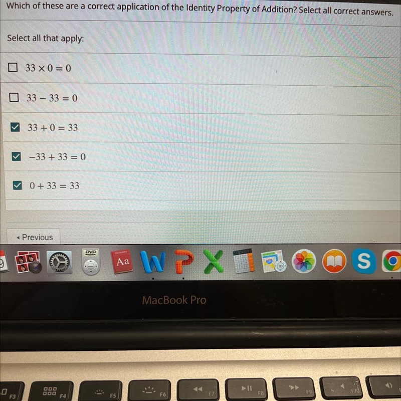 Which of these are a correct application of the identity property of addition-example-1