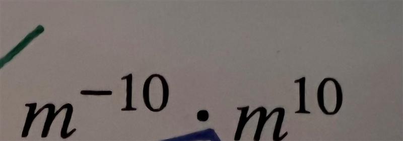 Simplify the expression. Answer should be written with a positive exponent. See pic-example-1