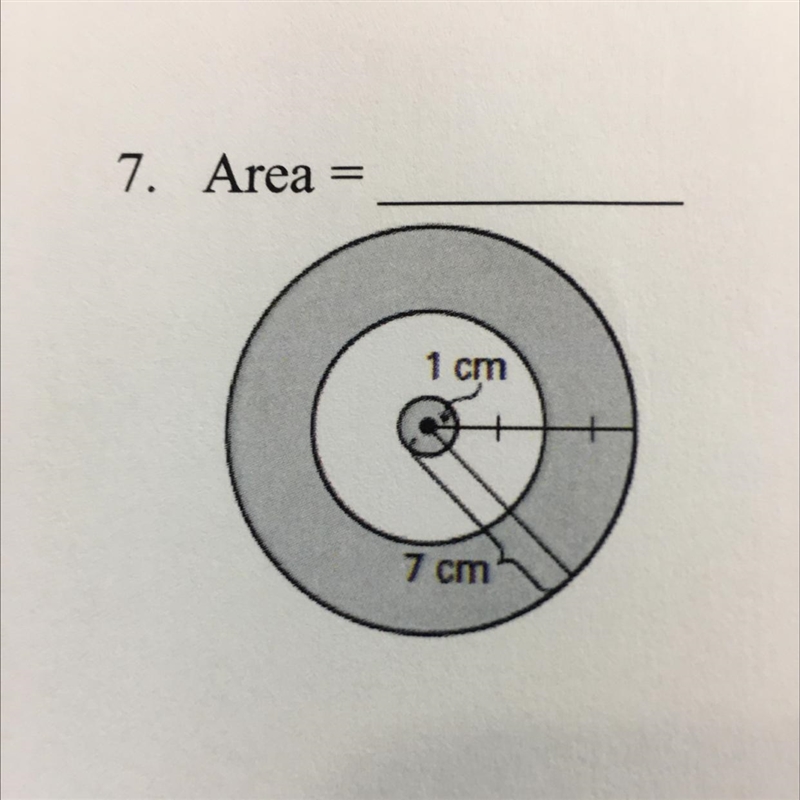 Please assist me in finding the area of the ShADED sector or segment-example-1