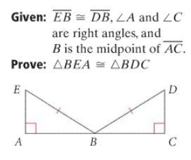 PLEASE HELP me understand!!!! Write a two-column proof for the following. (Hint: There-example-1