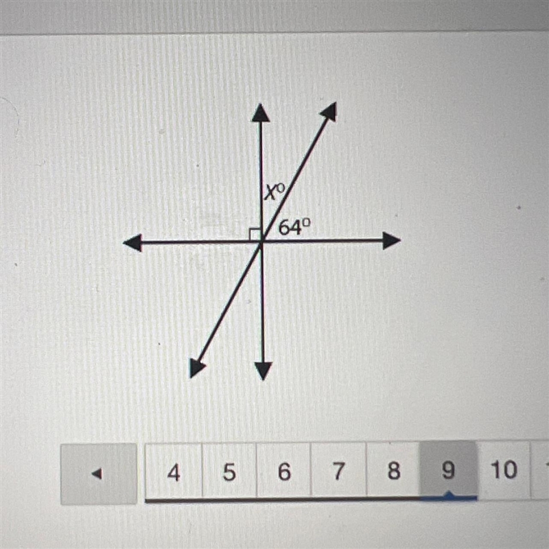 Grade 7 Checkpoint 4- Part 1 What is the value of x? Enter your answer in the box-example-1