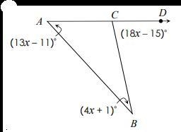 Find X n the missing angles-example-2