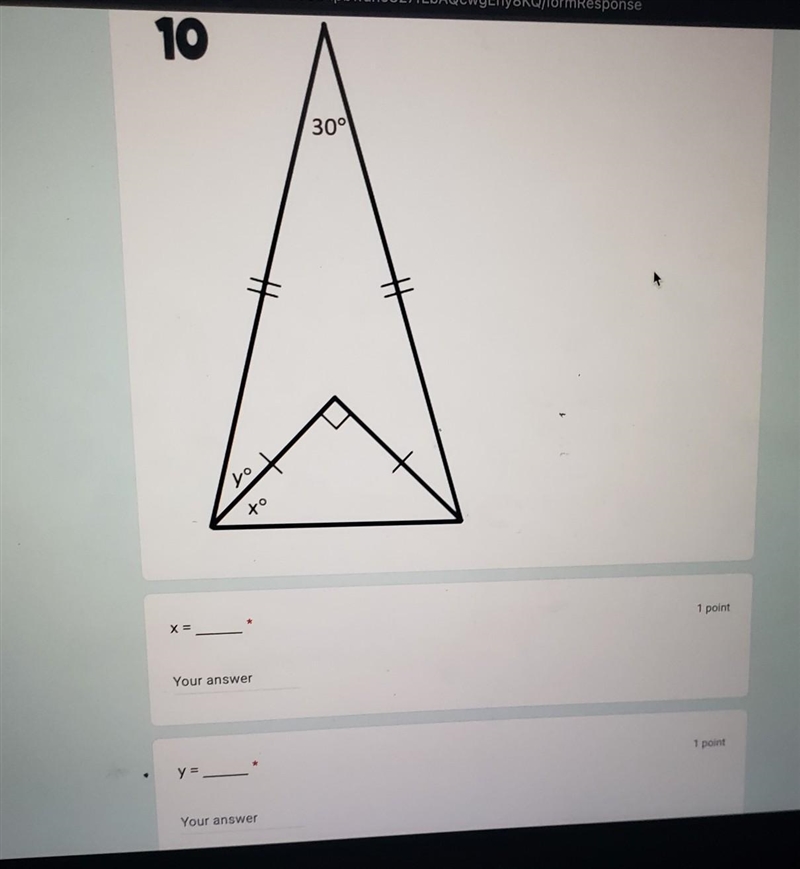 Find x and then Find y​-example-1