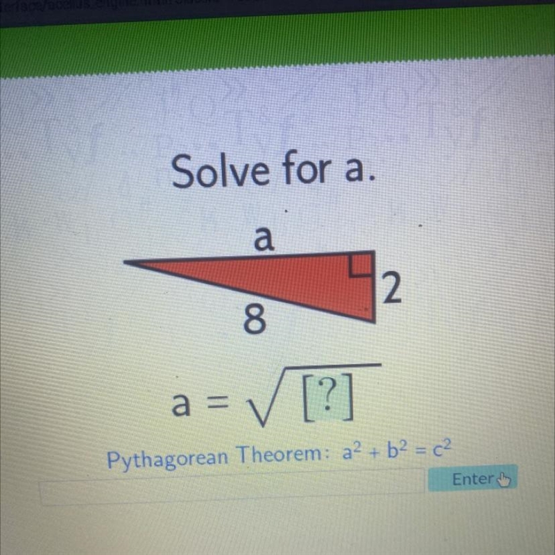 Pythagorean theorem-example-1