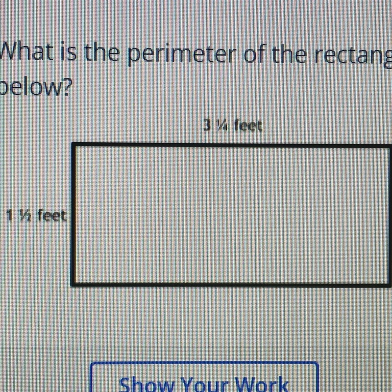 What is the perimeter of the rectangle below?-example-1