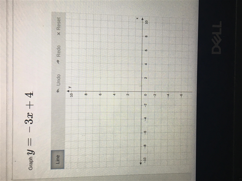 Graph y=-3x+4 slope intercept-example-1