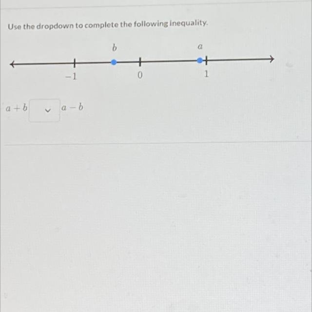 (PLEASE SOMEONE HELP BRO). Use the drop-down to complete the following inequality-example-1