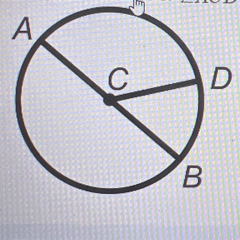 Given the image, if AB is a semicircle and DB = 70 degrees, what is the measure of-example-1