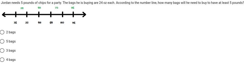 Jordan needs 5 pounds of chips for a party. The bags he is buying are 24 oz each. According-example-1
