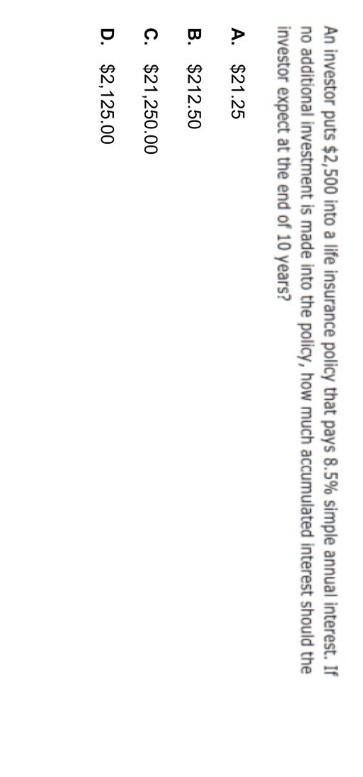 How much accumulated interest should the investor expect at the end of 10 years?-example-1