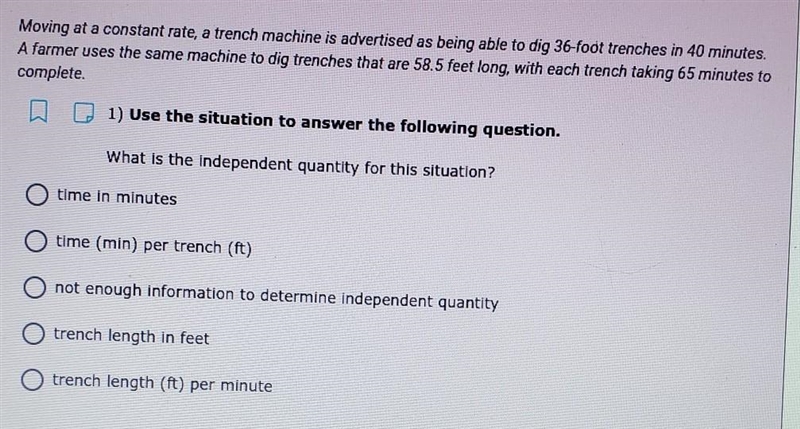 I need to find the independent and dependent quantity and a statement that describes-example-1