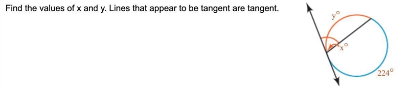 Please help me find the answers to x and y. I believe x is 68 but don’t know or don-example-1