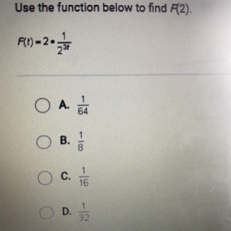 Use the function below to find F(2).-example-1