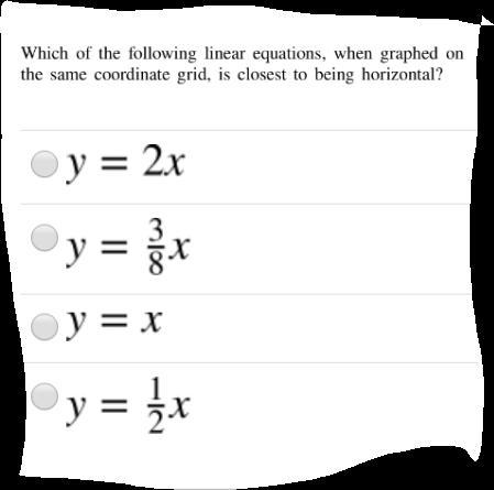 Which of the following linear equations, when graphed on the same coordinate grid-example-1