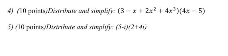 Hello. Please help clarify problem 4 and 5. Thank you-example-1