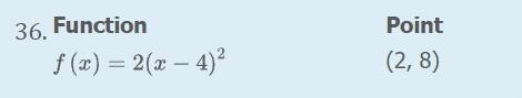 inding the Slope of a Graph, find the slope of the graph of the function at the given-example-1