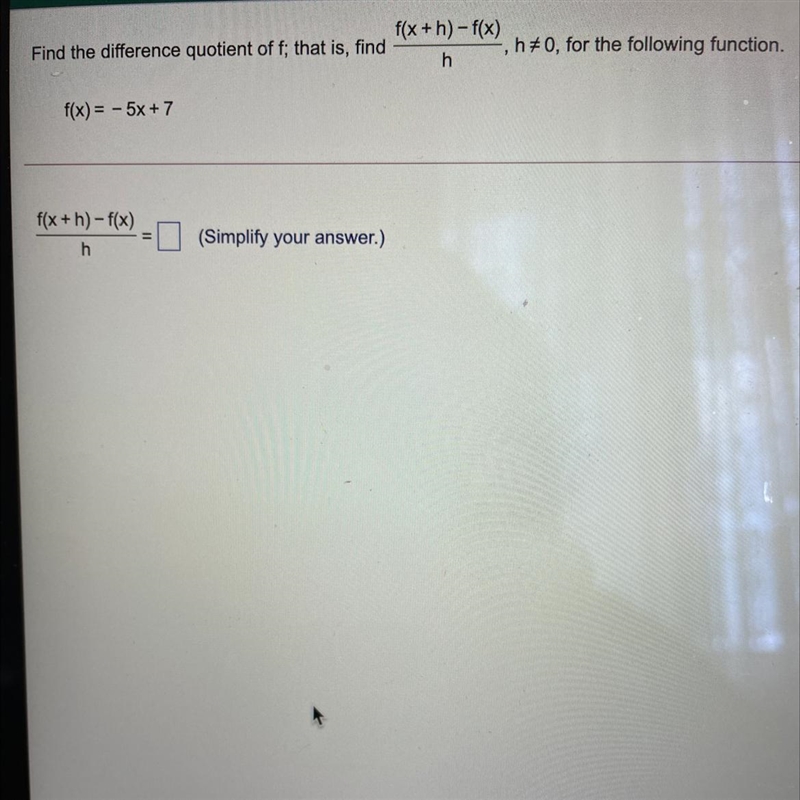 Find the difference Colton of earth that is fine for the following function-example-1