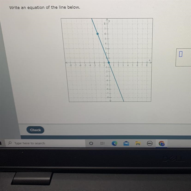 ￼write an equation on the line below-example-1