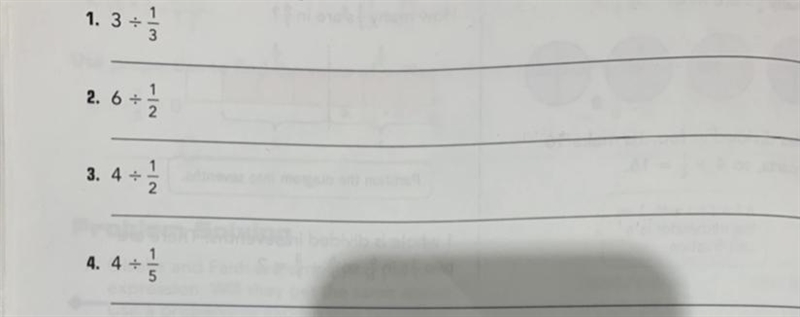 Draw a diagram to show each division. Write each quotient. Explain how your drawing-example-1