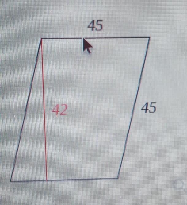 Question 6 k Determine the area of the parallelogram shown below-example-1