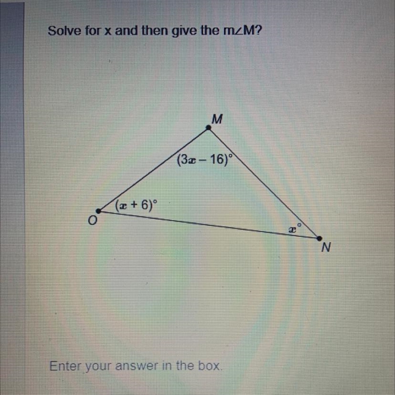 Solve for x and then give the m-example-1