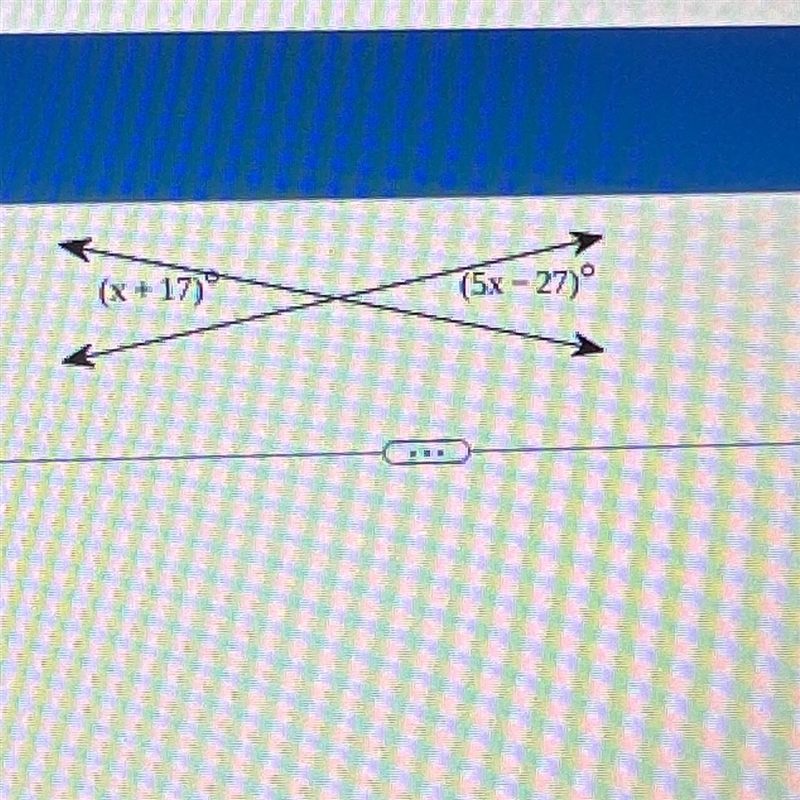 Find the value of the variable and the measure of each labeled angle value= measure-example-1