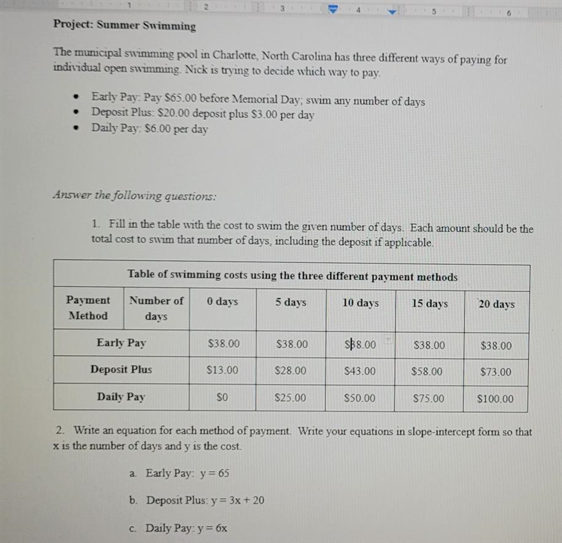 The municipal swimming pool in Charlotte, North Carolina has three different ways-example-3