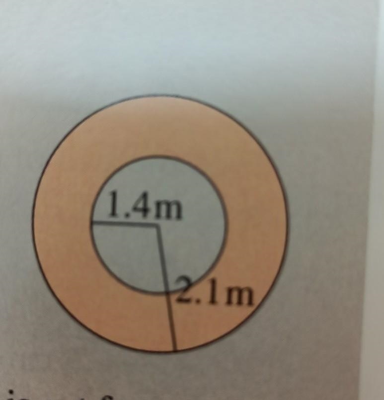 Find the area of the shaded parts of these shapes​-example-1