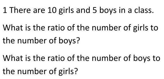 1 There are 10 girls and 5 boys in a class What is the ratio of the number of girls-example-1