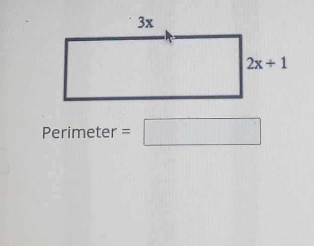 What is the perimeter of the rectangle? Write your answer in simplified form.-example-1