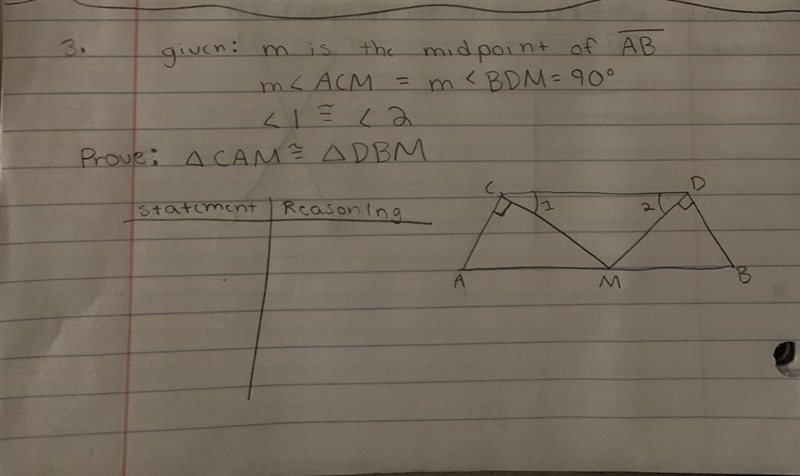 Can someone help me with this geometry homework! It’s to do with proofs, Statement-example-1