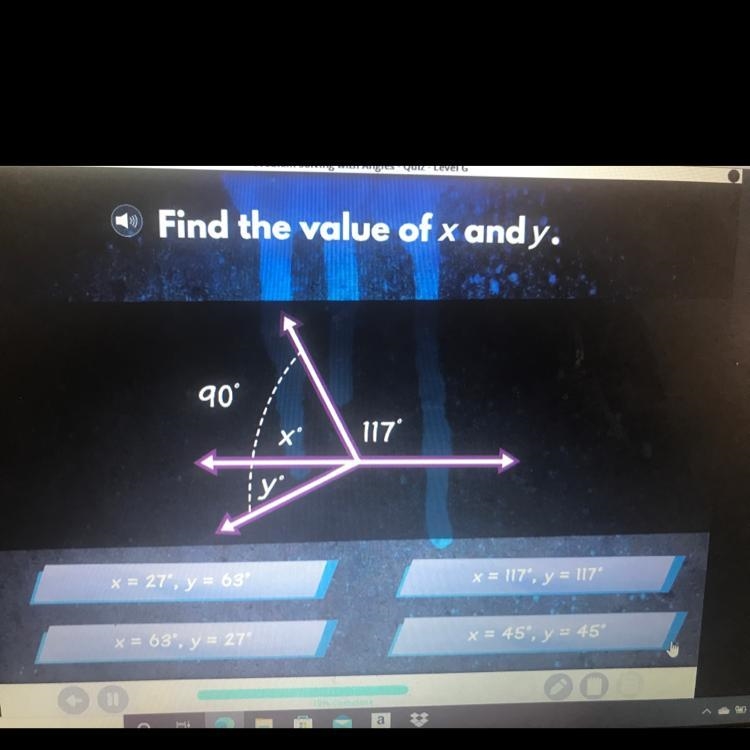 Find the value of x and y.-example-1