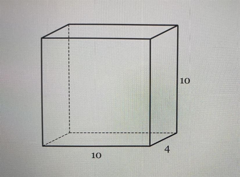 the solid below is dilated by a scale factor of 1/4. find the volume of the solid-example-1